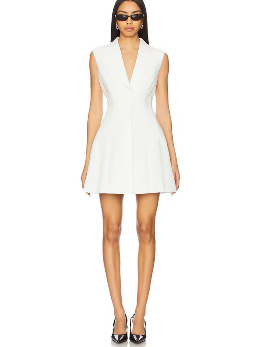 REVOLVE Destene Hourglass Mini Dress in Orchid White